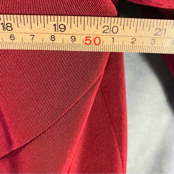 Vintage Red Full Zip Jacket With Removable Hood Size M Mid Length - Picture 6 of 8